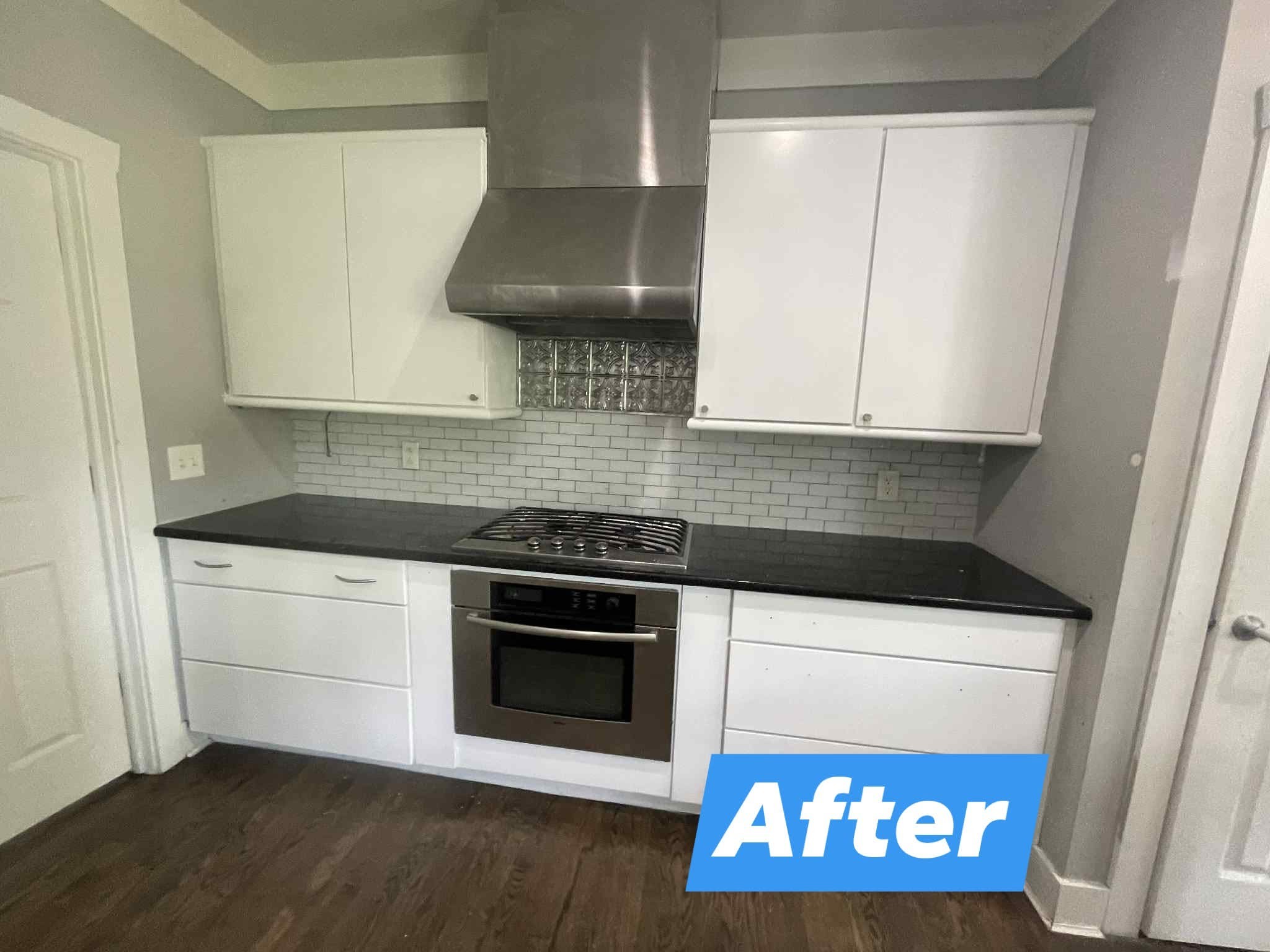 After - Cabinet Refinishing