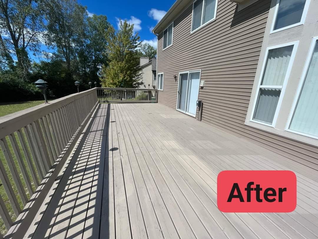 After - Deck Painting