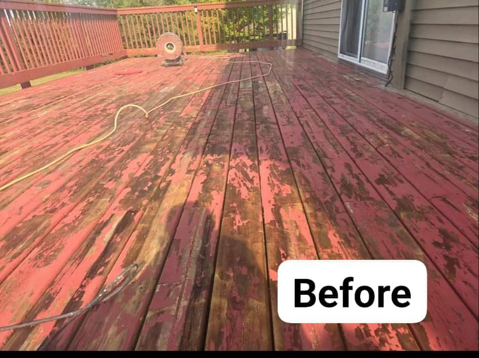 Before - Deck Painting