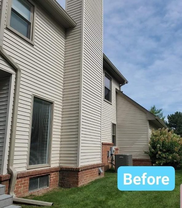 Before - Exterior Home Painting
