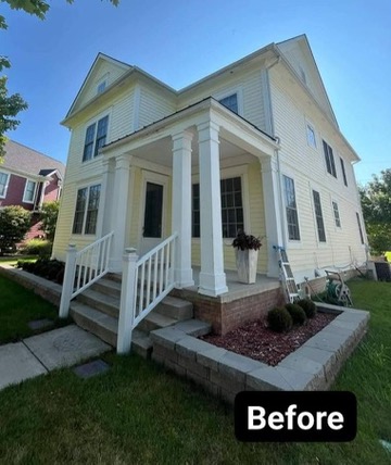 Before - Exterior House Transformation