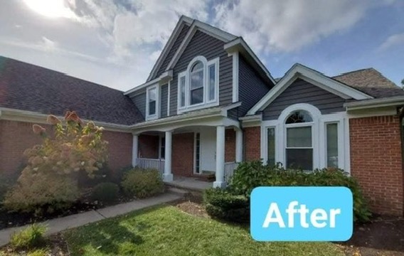 After - Exterior House Painting