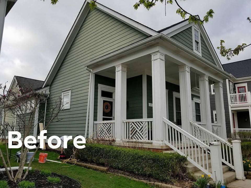 Before - Exterior House Transformation