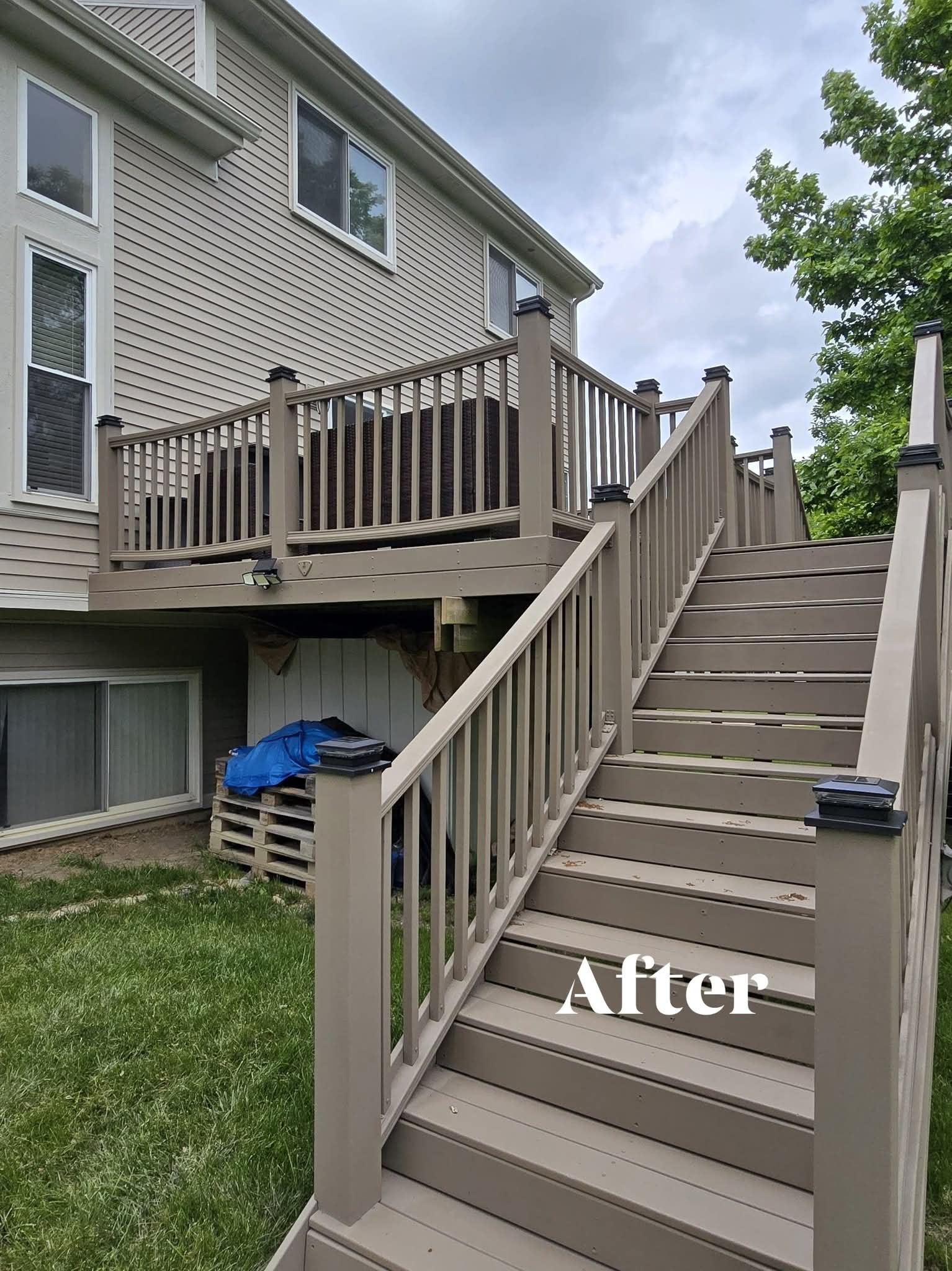 After - Exterior Stairs Painting