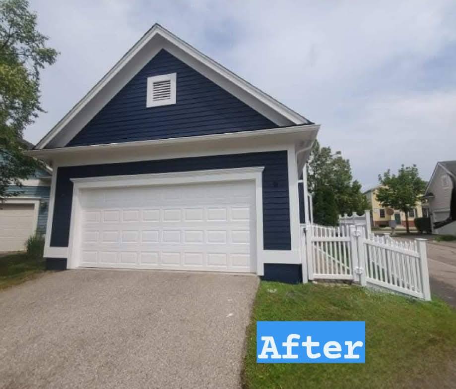 After - Garage Door Painting