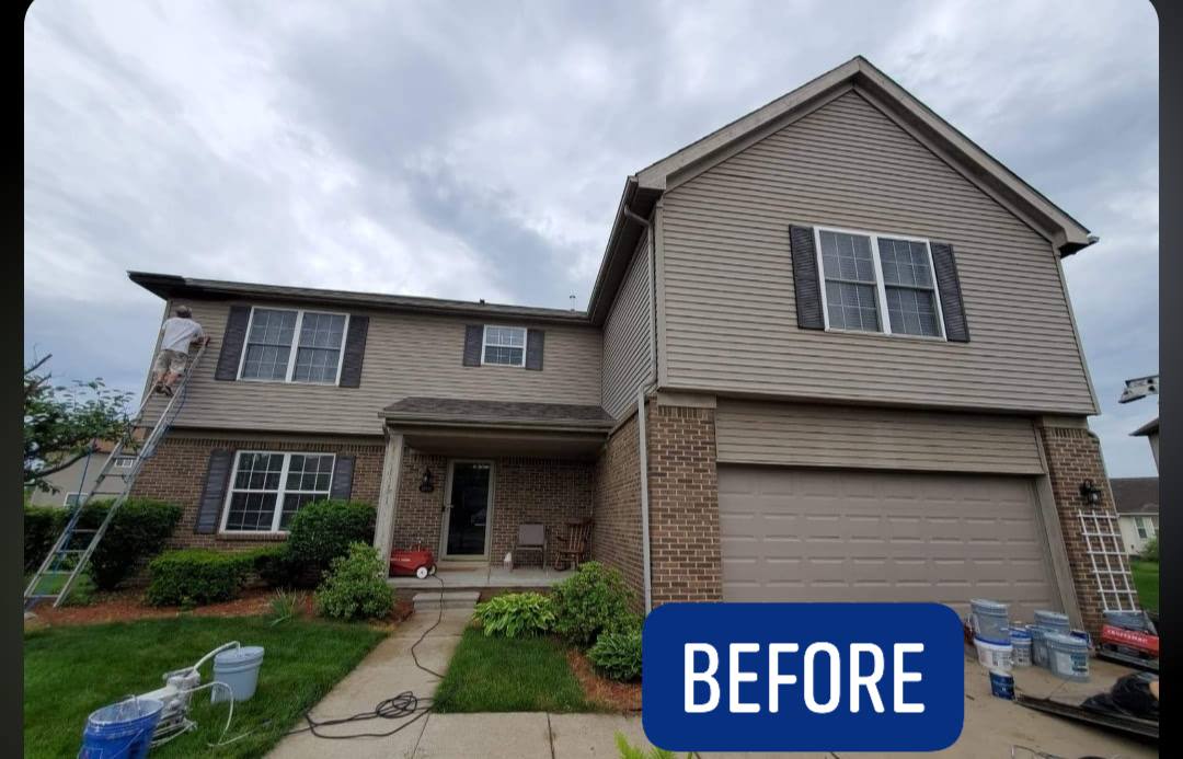 Before - Garage Exterior Painting