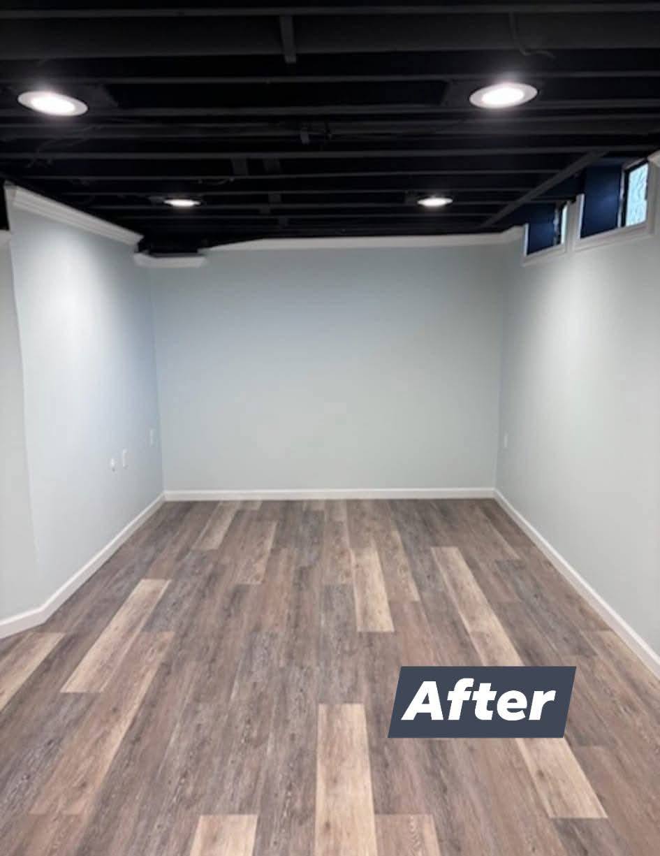 After - Basement Finishing Project