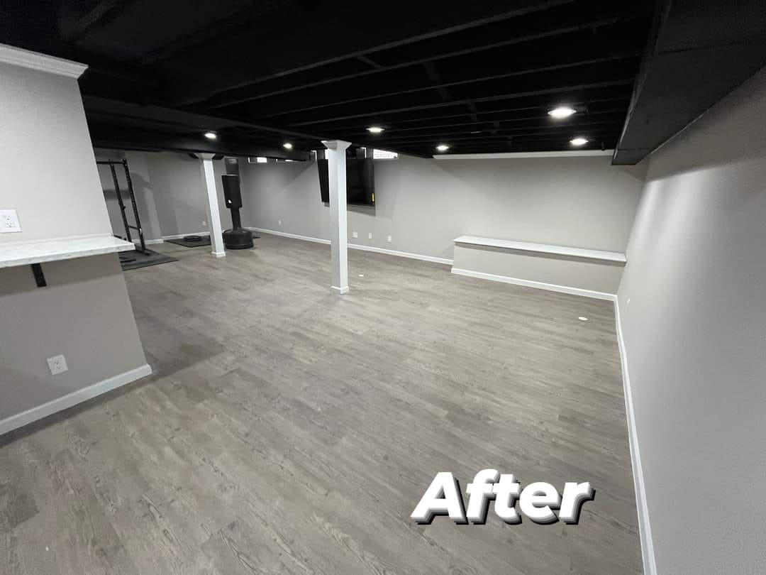 After - Basement Remodeling
