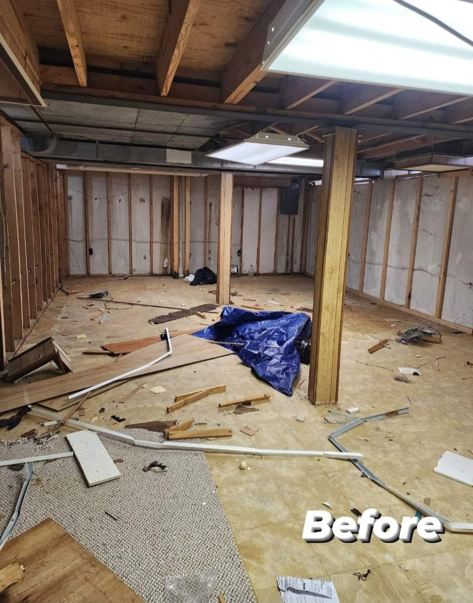 Before - Basement Remodeling