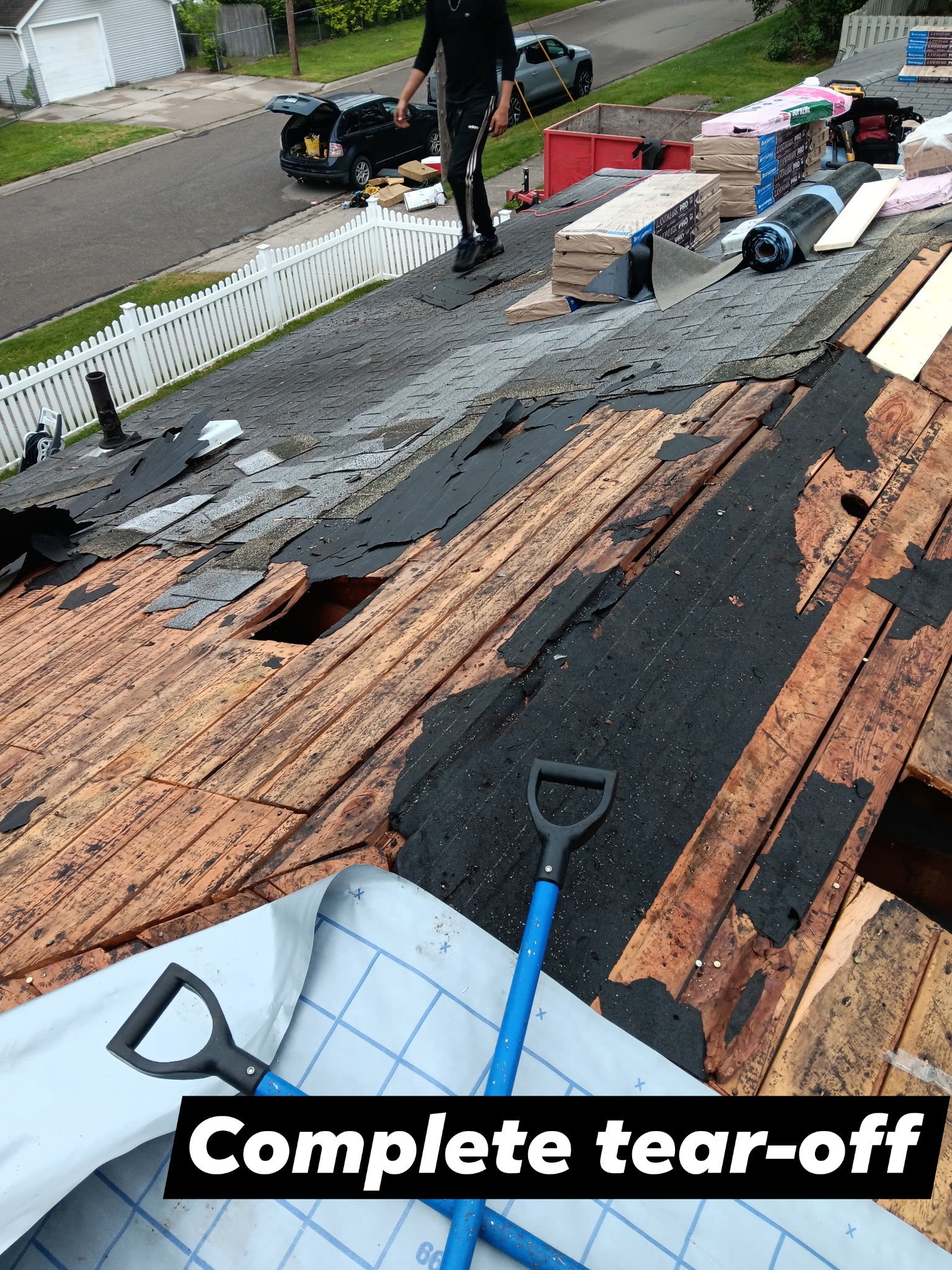 Before - Complete Roof Replacement